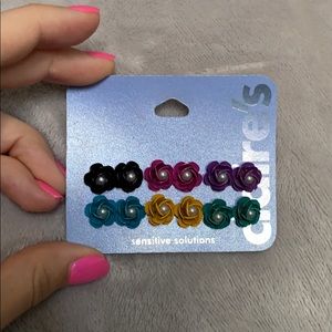 9 pack of earrings